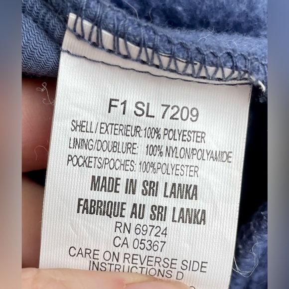 Columbia Dark Periwinkle Core Fleece size Small Lined Sleeves for Extra Warmth - Picture 3 of 10